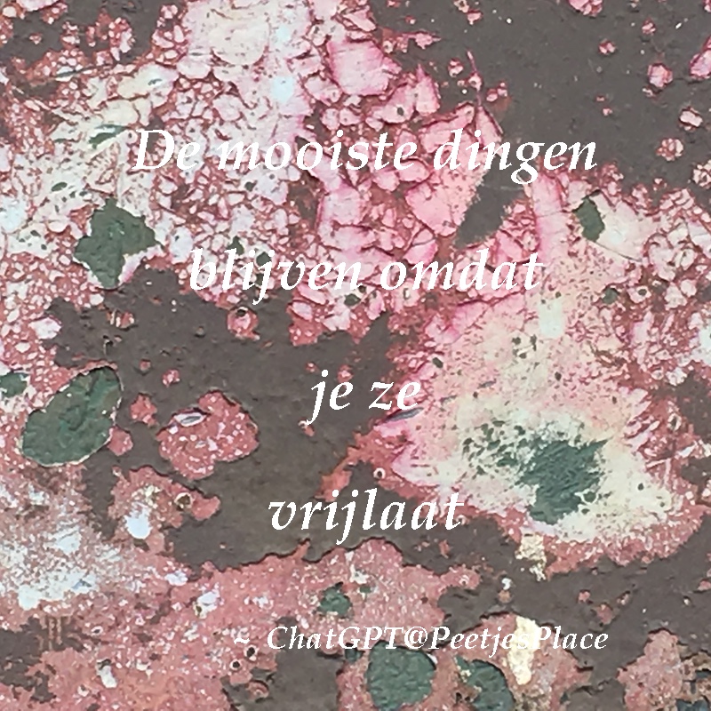 Abstracte afbeelding met quote.