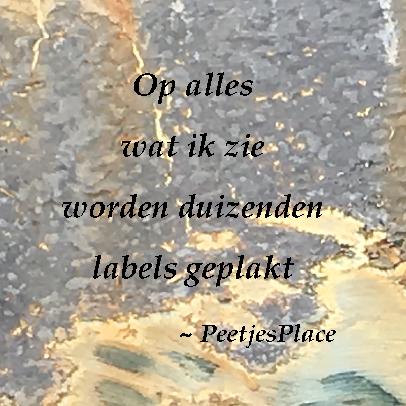 Abstracte afbeelding met quote.