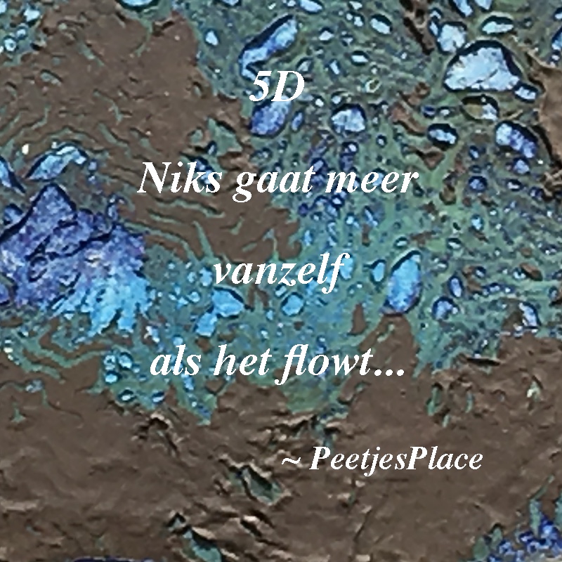 Abstracte afbeelding met quote.