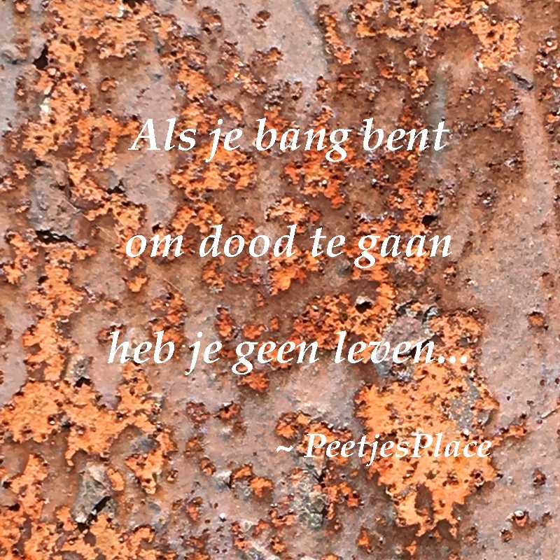 Abstracte afbeelding met quote.