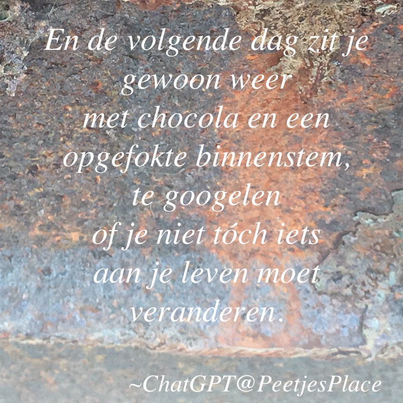 Abstracte afbeelding met quote