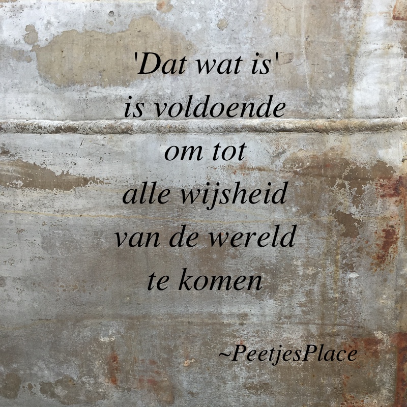 Abstracte afbeelding met quote